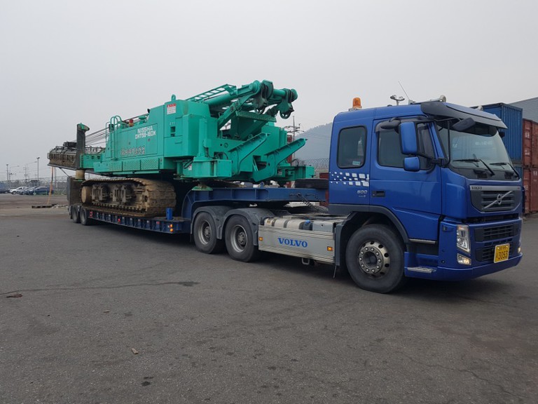 항타기 DH758 운송사진(2장)