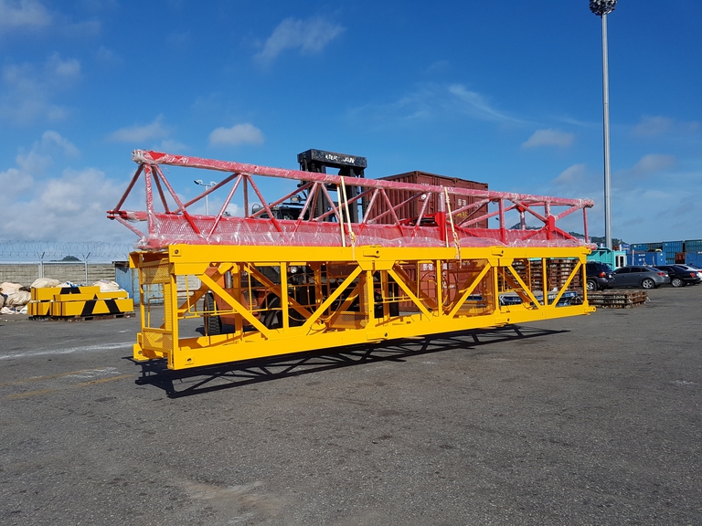 무인타워 크레인 작업사진(8장)