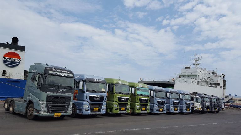 동아통운 보유 차량