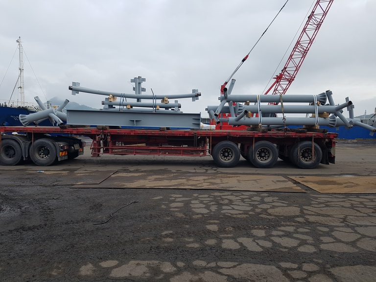 H빔 작업사진(4장)