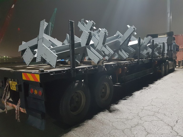 H빔 작업사진(4장)