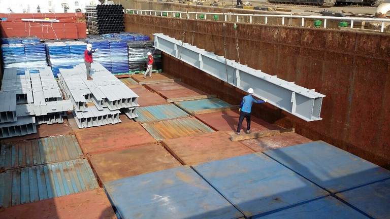 H빔 선박 선적작업(4장)