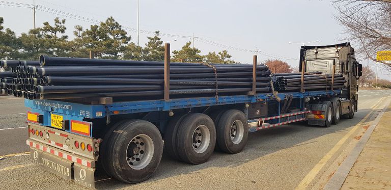 주철관 작업 사진(4장)