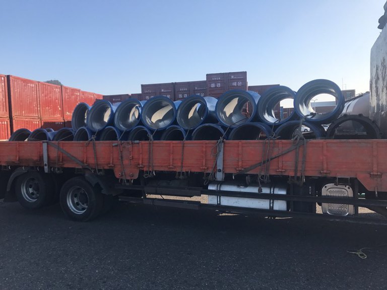 주철관 작업사진(4장)