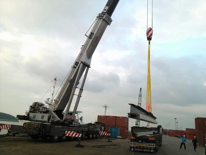 교각 정모멘트 목포항 선적 사진(3장)