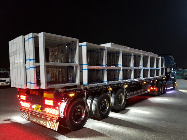 샤시(PL창호) 운송사진(4장)