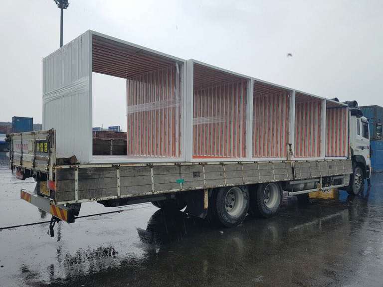 샤시(PL창호) 운송사진(3장)