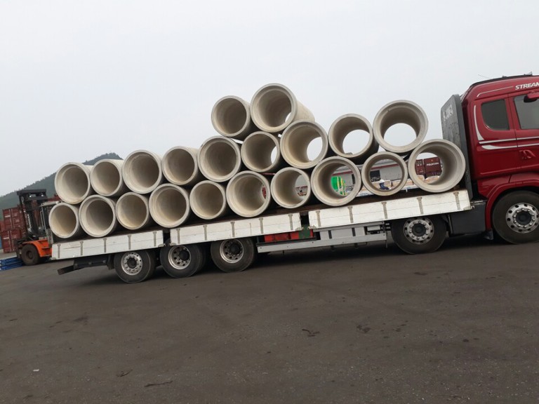 흄관 운송사진(4장)