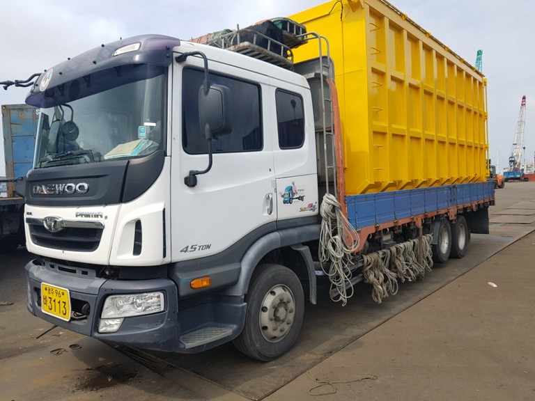 압롤박스 운송사진(3장)