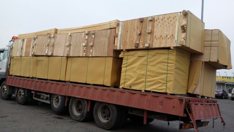 합판 운송사진(3장)