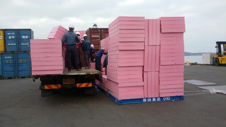 단열재 운송사진(2장)