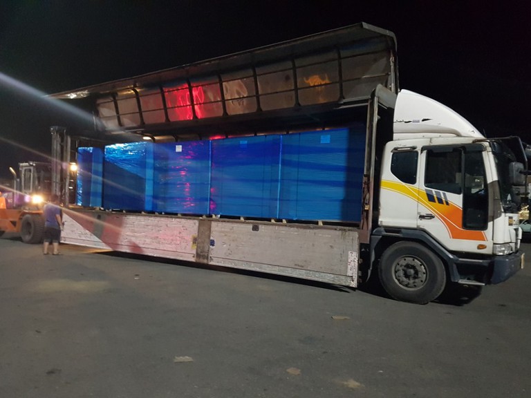 단열재 운송사진(3장)