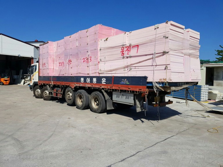 단열재 운송사진(3장)