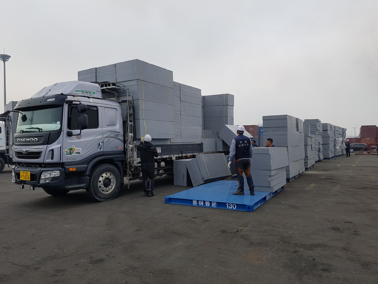 단열재 운송사진(3장)