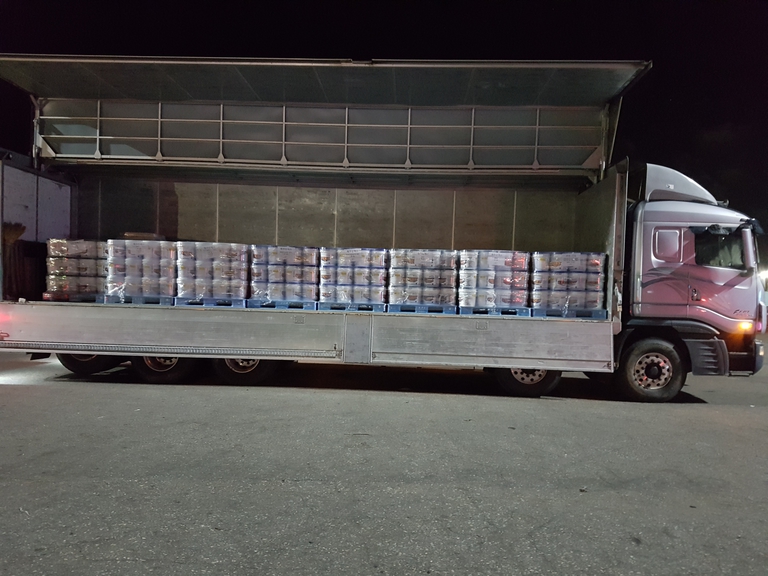 마감재(말통) 운송사진(4장)